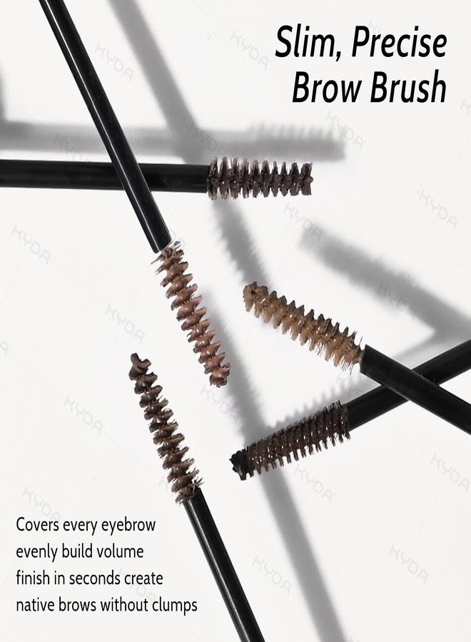 KYDA 2 Pcs Tinted Eyebrow Cream, Ultra-Fine Brush Tinted Brow Gel, Waterproof Smudgeproof Eyebrow Mascara, Long Wear, Natural Brow Makeup without Clumping, Natural Brown - Image 5